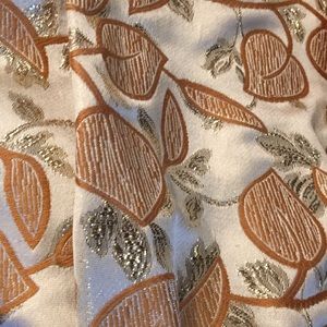 Moschino cheap&chic metallic gold bubble skirt